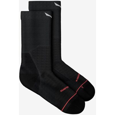Salewa Eagle Light Crew Socken schwarz/hellrosa - 42-44 female Salewa Eagle Light Crew Socken schwarz/hellrosa - 42-44 female