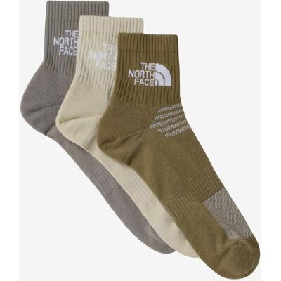 The North Face Multisport Cush Quarter Socken dunkelgrau beige khaki (3 Paar) - M unisex The North Face Multisport Cush Quarter Socken dunkelgrau beige khaki (3 Paar) - M unisex