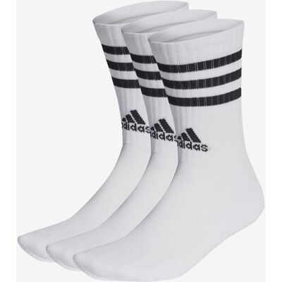 adidas Cushioned Crew 3S Socken schneeweiß/schwarz (3er-Pack) - XL unisex adidas Cushioned Crew 3S Socken schneeweiß/schwarz (3er-Pack) - XL unisex