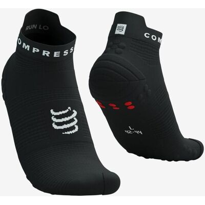 Compressport Pro Racing v4.0 Run Low Socken schwarz/weiß/rot - T3 unisex Compressport Pro Racing v4.0 Run Low Socken schwarz/weiß/rot - T3 unisex