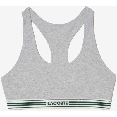 Lacoste Heritage Logo Sport-BH grau - XL female Lacoste Heritage Logo Sport-BH grau - XL female