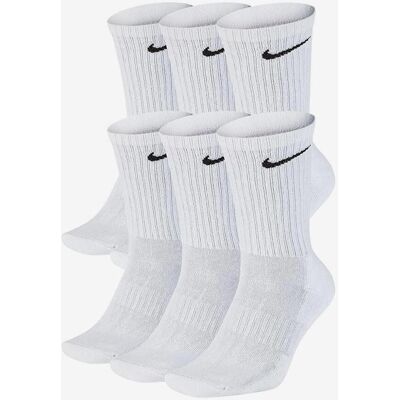 Nike Fitness Socken Nike Everyday Cushion Crew 6er-Pack weiß - L unisex Nike Fitness Socken Nike Everyday Cushion Crew 6er-Pack weiß - L unisex