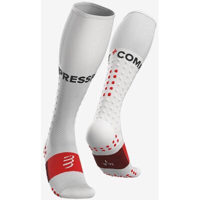 Compressport Full Socks Run Socken weiß - T1 male Compressport Full Socks Run Socken weiß - T1 male
