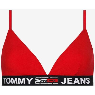 Tommy Hilfiger Triangle BH rot/weiß - XS female Tommy Hilfiger Triangle BH rot/weiß - XS female
