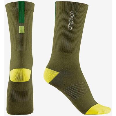 Etxeondo Oin Socken khaki/gelb - XXL-3XL unisex Etxeondo Oin Socken khaki/gelb - XXL-3XL unisex