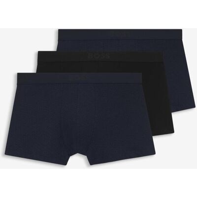 BOSS One Graphic Boxershort marineblau/schwarz (3er-Pack) - S male BOSS One Graphic Boxershort marineblau/schwarz (3er-Pack) - S male