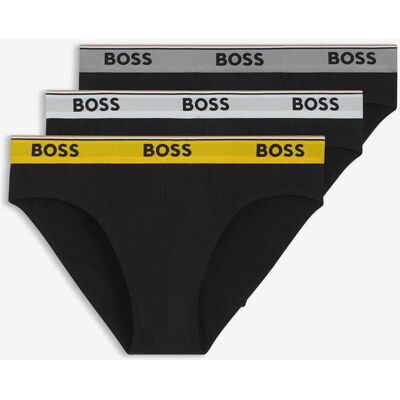 BOSS Brief Power Slip schwarz/gelb (3er-Pack) - XS male BOSS Brief Power Slip schwarz/gelb (3er-Pack) - XS male