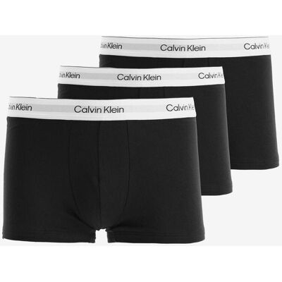 Calvin Klein Icon Cotton Stretch Boxershorts schwarz rein weiß (3 Stück) - XL male Calvin Klein Icon Cotton Stretch Boxershorts schwarz rein weiß (3 Stück) - XL male