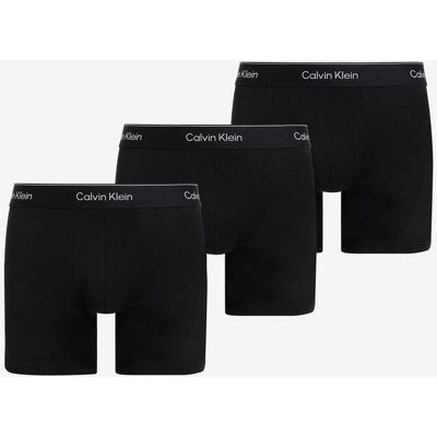 Calvin Klein Brief Logo Boxershorts pechschwarz (3er-Pack) - L male Calvin Klein Brief Logo Boxershorts pechschwarz (3er-Pack) - L male