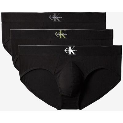 Calvin Klein Graphic Monogram Cotton Stretch Slip schwarz (3er-Pack) - XL male Calvin Klein Graphic Monogram Cotton Stretch Slip schwarz (3er-Pack) - XL male