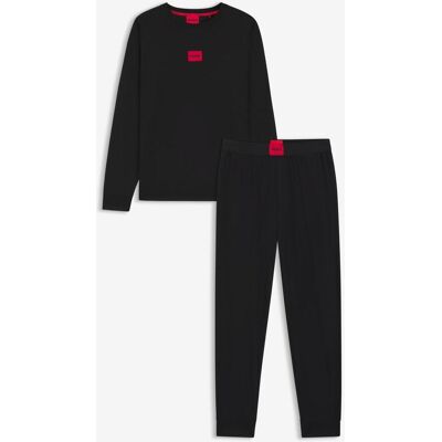 HUGO Galaxy Long Set schwarz rot - M male HUGO Galaxy Long Set schwarz rot - M male