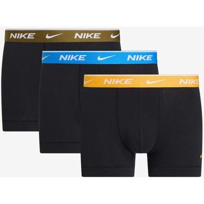 Nike Trunk Boxershorts schwarz intensiv orange blau (3er Pack) - M male Nike Trunk Boxershorts schwarz intensiv orange blau (3er Pack) - M male