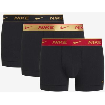 Nike Trunk Boxershorts schwarz rot orange (3er Pack) - M male Nike Trunk Boxershorts schwarz rot orange (3er Pack) - M male