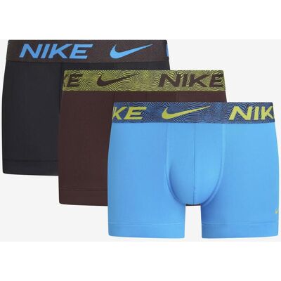 Nike Trunk Logo Boxershorts blau braun grün (3er-Pack) - L male Nike Trunk Logo Boxershorts blau braun grün (3er-Pack) - L male