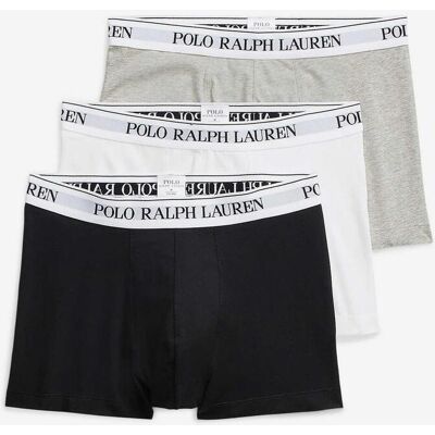 Ralph Lauren Classic Stretch Boxershorts schwarz/weiß/grau (3er-Pack) - L male Ralph Lauren Classic Stretch Boxershorts schwarz/weiß/grau (3er-Pack) - L male
