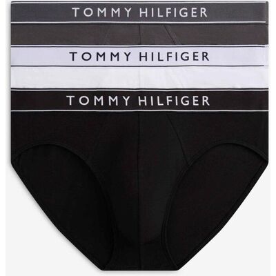 Tommy Hilfiger Classic Logo Unterhose schwarz grau weiß (3 Stück) - L male Tommy Hilfiger Classic Logo Unterhose schwarz grau weiß (3 Stück) - L male