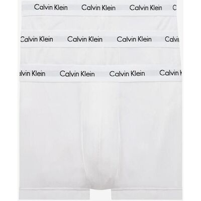 Calvin Klein Low Boxershorts weiß (3er-Pack) - XL male Calvin Klein Low Boxershorts weiß (3er-Pack) - XL male