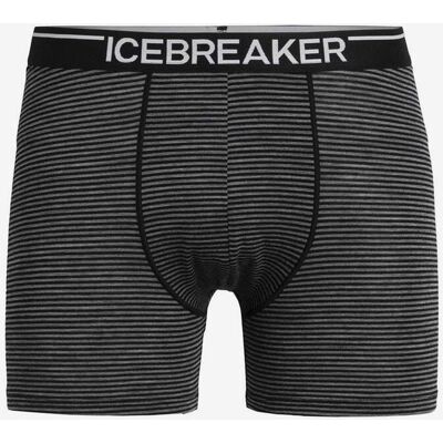 Icebreaker Anatomica Boxershorts grau/schwarz - S male Icebreaker Anatomica Boxershorts grau/schwarz - S male