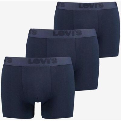 Levis Levi's Premium Solid Boxershorts dunkelblau (3er-Pack) - S male Levis Levi's Premium Solid Boxershorts dunkelblau (3er-Pack) - S male