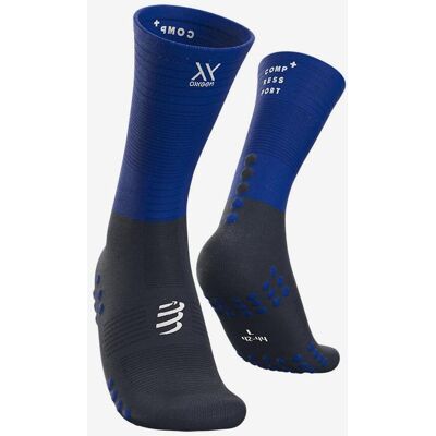 Compressport Blaue Mid Compression Socken - Sports Support Compressport Blaue Mid Compression Socken - Sports Support
