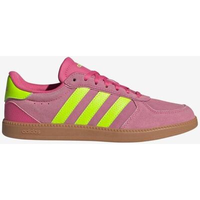 adidas Breaknet Sleek Damen Sneaker rosa/neongelb - 38(2/3) female adidas Breaknet Sleek Damen Sneaker rosa/neongelb - 38(2/3) female