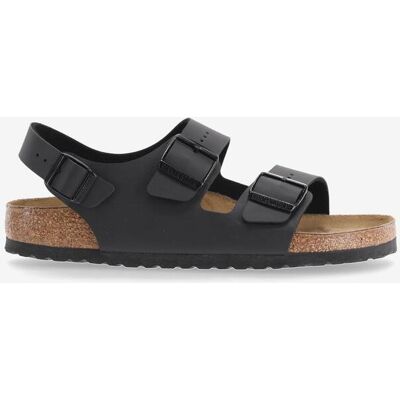 Birkenstock Milano Birko-Flor Sandalen Schmale Weite schwarz - 37 unisex Birkenstock Milano Birko-Flor Sandalen Schmale Weite schwarz - 37 unisex