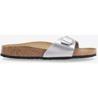 Birkenstock Madrid Sandalen Schmale Weite Damen silber - 36 female Birkenstock Madrid Sandalen Schmale Weite Damen silber - 36 female