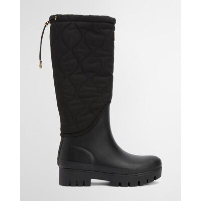 Barbour Marnie Quilted Tall Welly Stiefel reinschwarz - 37 female Barbour Marnie Quilted Tall Welly Stiefel reinschwarz - 37 female