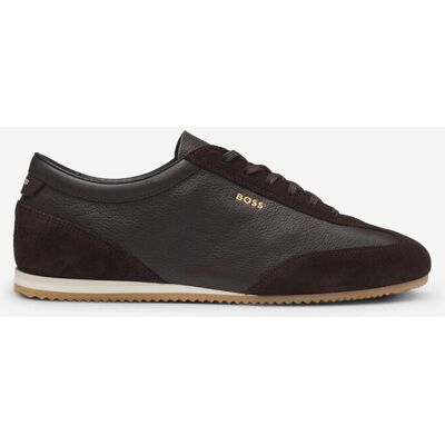 BOSS Lineor braun dunkel schwarz Sneaker - 43 male BOSS Lineor braun dunkel schwarz Sneaker - 43 male