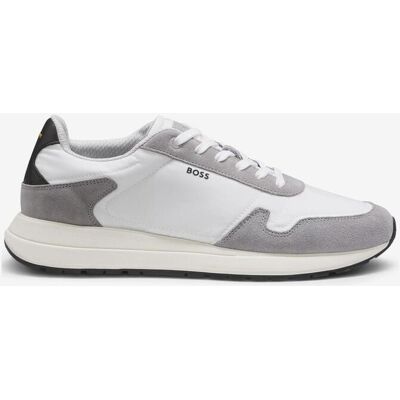 BOSS Vinston Runn Sneaker weiß/grau/schwarz - 45 male BOSS Vinston Runn Sneaker weiß/grau/schwarz - 45 male