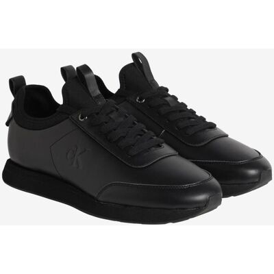 Calvin Klein Retro Runner Sock Sneaker pechschwarz - 41 male Calvin Klein Retro Runner Sock Sneaker pechschwarz - 41 male