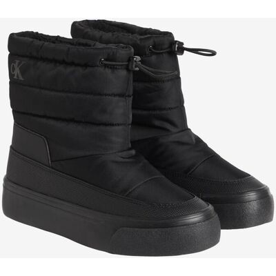 Calvin Klein Vul Flatf Damen Stiefel schwarz rein - 39 female Calvin Klein Vul Flatf Damen Stiefel schwarz rein - 39 female