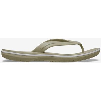 Crocs Crocband Flip Badesandalen beige-grünlich - 37-38 unisex Crocs Crocband Flip Badesandalen beige-grünlich - 37-38 unisex