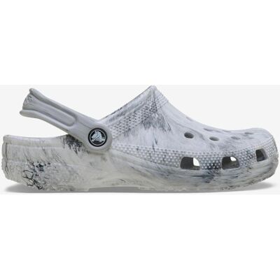Crocs Classic Watercolor Marbled Clog Schuhe weiß grau - 39-40 unisex Crocs Classic Watercolor Marbled Clog Schuhe weiß grau - 39-40 unisex