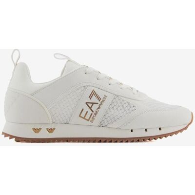 EA7 Emporio Armani Black & White Laces Sneaker weiß/gold - 40(2/3) unisex EA7 Emporio Armani Black & White Laces Sneaker weiß/gold - 40(2/3) unisex