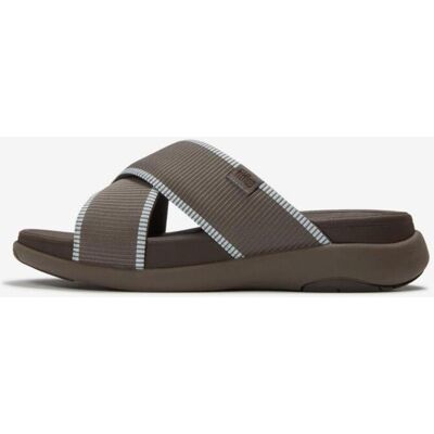 FitFlop F-Mode Go W-Resistant Webbing Cross Sandalen braun grau - 46 male FitFlop F-Mode Go W-Resistant Webbing Cross Sandalen braun grau - 46 male