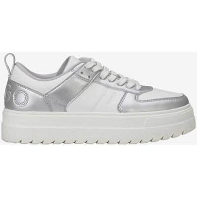 HUGO Lyssa Tennis Damen Sneaker weiß/grau - 36 female HUGO Lyssa Tennis Damen Sneaker weiß/grau - 36 female