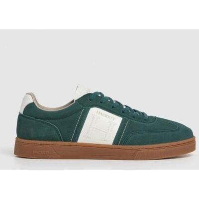 Hackett Harper League Schuhe flaschengrün weiß - 44 male Hackett Harper League Schuhe flaschengrün weiß - 44 male