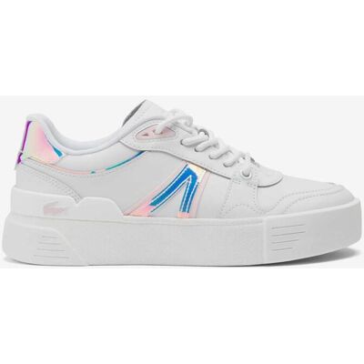 Lacoste L002 Evo Holographic Damen Sneaker weiß/rosa/blau - 40.5 female Lacoste L002 Evo Holographic Damen Sneaker weiß/rosa/blau - 40.5 female