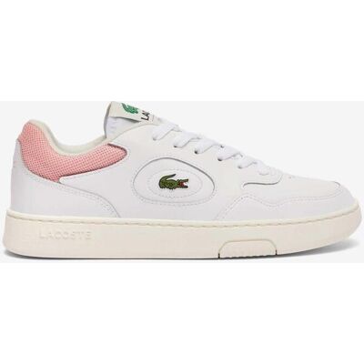 Lacoste Lineset Leather Contrasted Damen Sneaker weiß/rosa - 38 female Lacoste Lineset Leather Contrasted Damen Sneaker weiß/rosa - 38 female