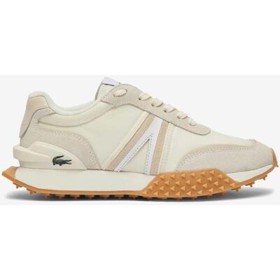 Lacoste L-Spin Deluxe Damen Sneaker weiß/gelb/hellbeige - 40.5 female Lacoste L-Spin Deluxe Damen Sneaker weiß/gelb/hellbeige - 40.5 female