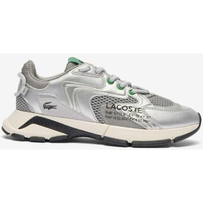 Lacoste L003 Neo Leather Sneaker grau/grün - 47 male Lacoste L003 Neo Leather Sneaker grau/grün - 47 male