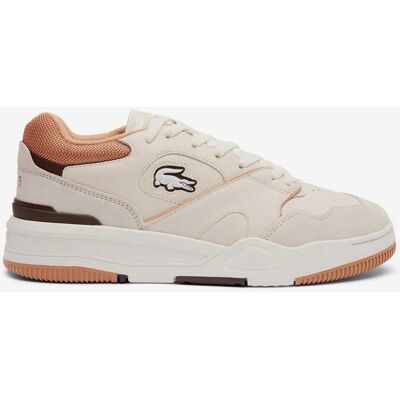 Lacoste Lineshot Contrasted Details Sneaker braun/beige - 46 male Lacoste Lineshot Contrasted Details Sneaker braun/beige - 46 male