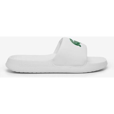 Lacoste Serve Slide 1.0 Badesandalen weiß grün - 39.5 male Lacoste Serve Slide 1.0 Badesandalen weiß grün - 39.5 male