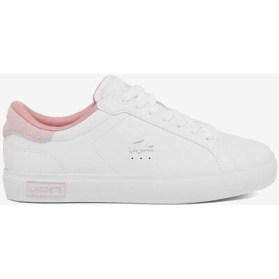 Lacoste Powercourt Damen Sneaker reinweiß/hellrosa - 36 female Lacoste Powercourt Damen Sneaker reinweiß/hellrosa - 36 female