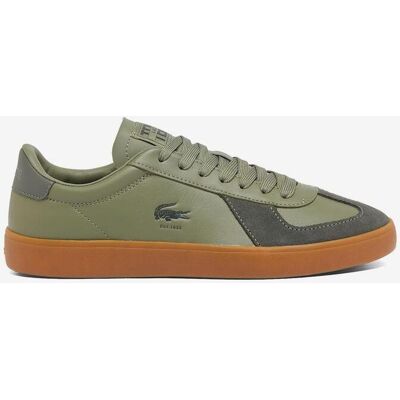 Lacoste Baseshot Pro Leder Colour Sneaker grün/braun - 40 male Lacoste Baseshot Pro Leder Colour Sneaker grün/braun - 40 male