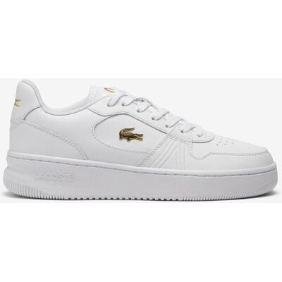Lacoste L001 Set Leather Damen Sneaker polarweiß/grün - 40.5 female Lacoste L001 Set Leather Damen Sneaker polarweiß/grün - 40.5 female