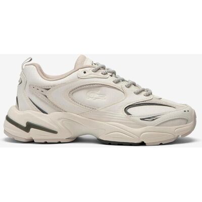 Lacoste Storm 96 2K Leather Damen Schuhe weiß beige schwarz - 40.5 female Lacoste Storm 96 2K Leather Damen Schuhe weiß beige schwarz - 40.5 female