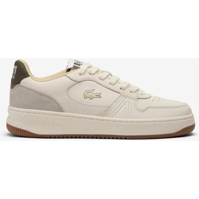 Lacoste L001 Set Schuhe weiß grau khaki grün - 39.5 male Lacoste L001 Set Schuhe weiß grau khaki grün - 39.5 male