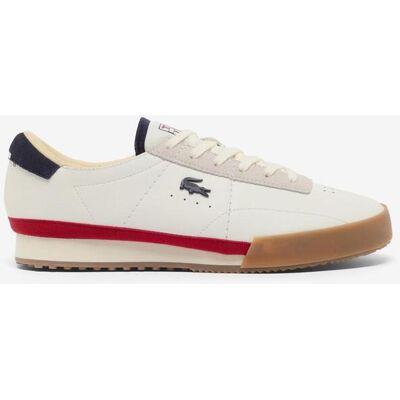Lacoste Aura Retro Schuhe weiß creme rot blau - 43 male Lacoste Aura Retro Schuhe weiß creme rot blau - 43 male